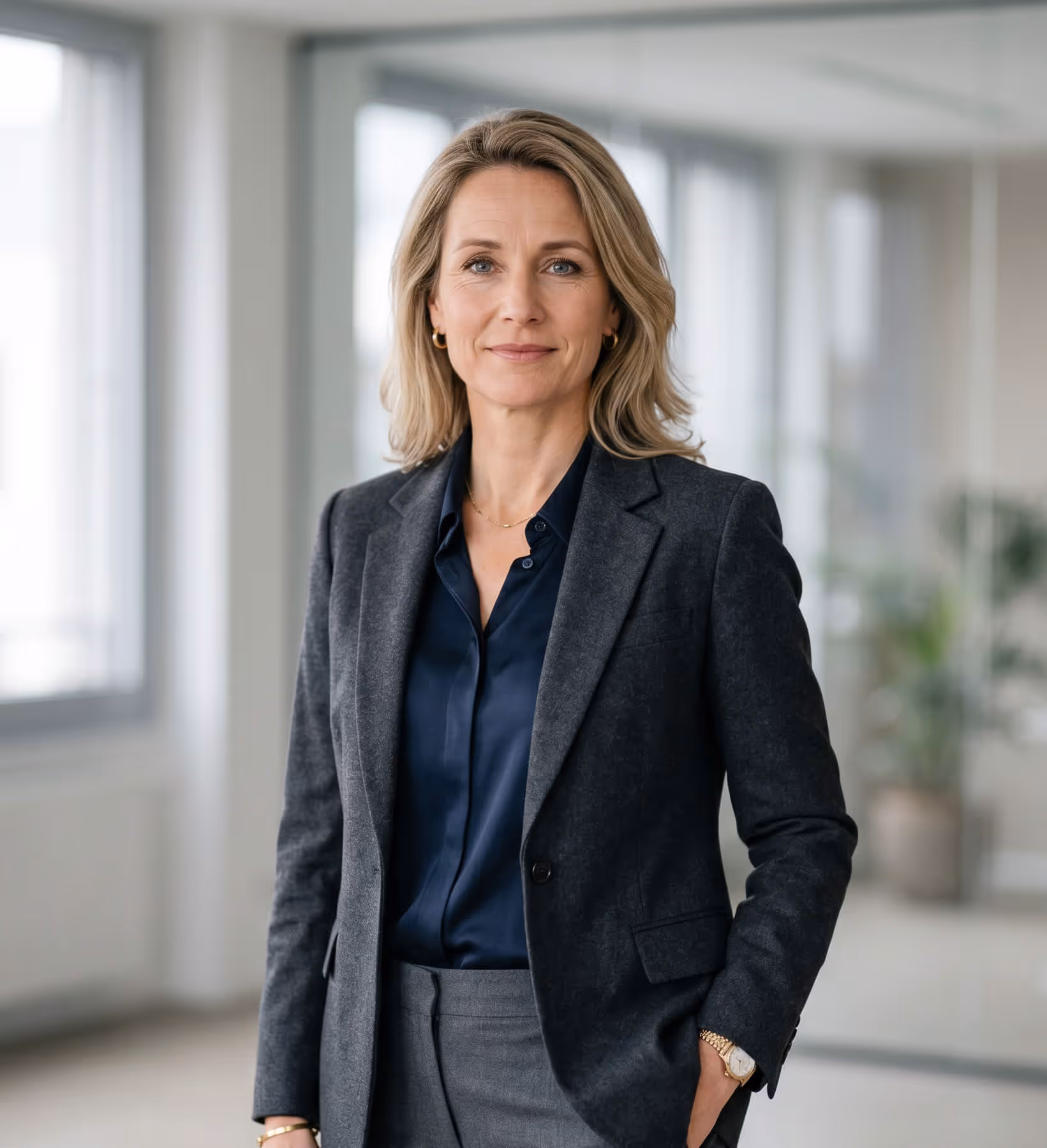 Professional real estate agent portrait